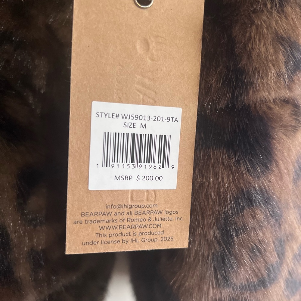 BearPaw faux fur sheeta leopard print Jacket - Picture 6 of 8